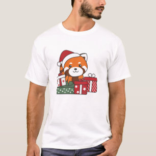 T-shirt Red Panda cadeau de Noël hiver Red Pandas