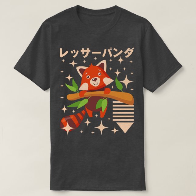 T-shirt Red Panda Cute Animal (Design devant)