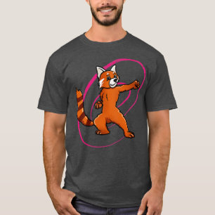 T-shirt Red Panda Kung Fu