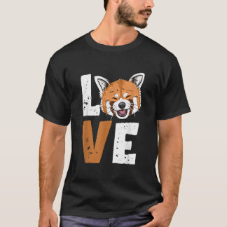 T-shirt Red Panda Love Red Panda