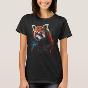 T-shirt Red Panda Lover oeuvre d'art Animal Motif Red Pand