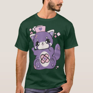 T-shirt Red Panda Nurse Fairy Kei Yami Kawaii Harajuku Nug