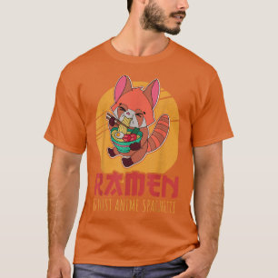 T-shirt Red Panda Ramen Noodle Japan Cuisine japanese Asia
