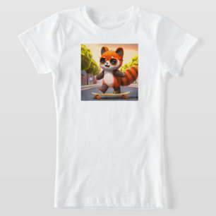 T-shirt Red Panda Rides