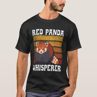 T-shirt Red Panda Whisperer Wildlife Animal Zookeeper