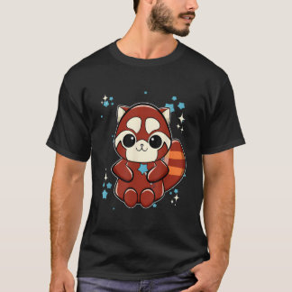 T-shirt Red Panda With Scepter