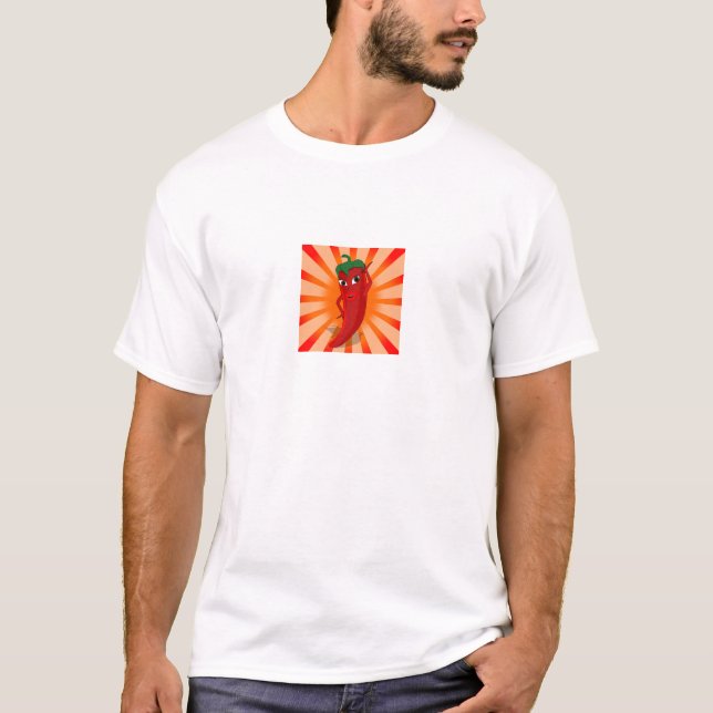 T-shirt Red Pepper Superstar (Devant)