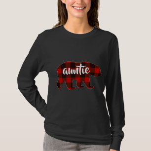 T-shirt Red Plaid Tante Buffalo Correspondant Famille Pyja