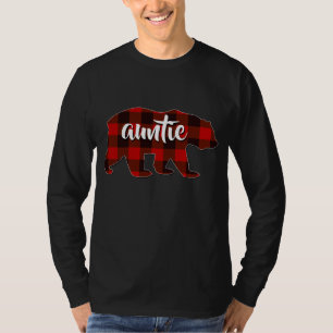 T-shirt Red Plaid Tante Buffalo Correspondant Famille Pyja