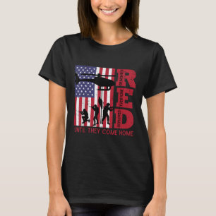 T-shirt Red Rappelez-vous tous déployé Drapeau Hélicoptère
