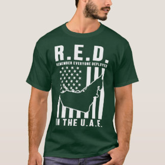 T-shirt RED Rappelez-vous tous déployés aux EAU