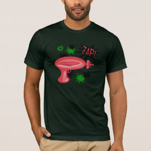 T-shirt Red Retro Raygun