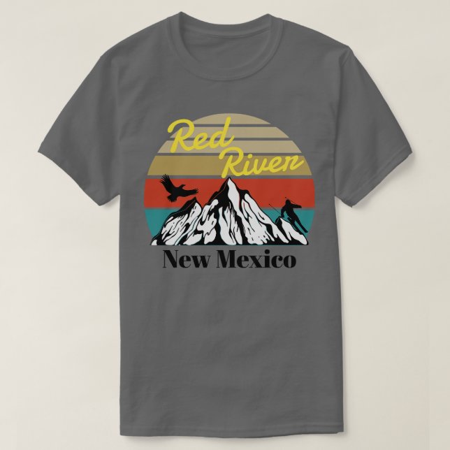 T-shirt Red River ski Nouveau-Mexique (Design devant)