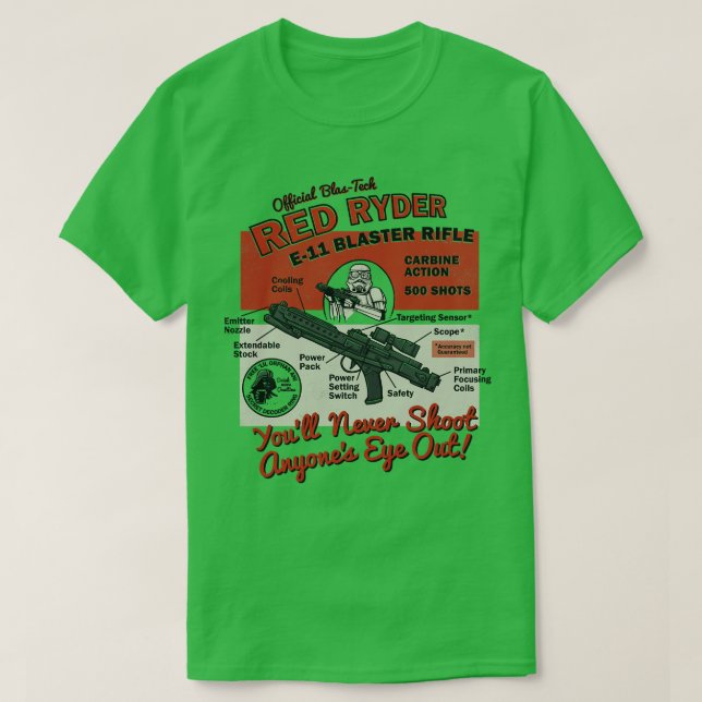 T-shirt Red Ryder Blaster (Design devant)