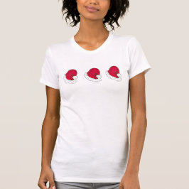T-shirt Red Santa Claus Père Noël Casquettes Fête