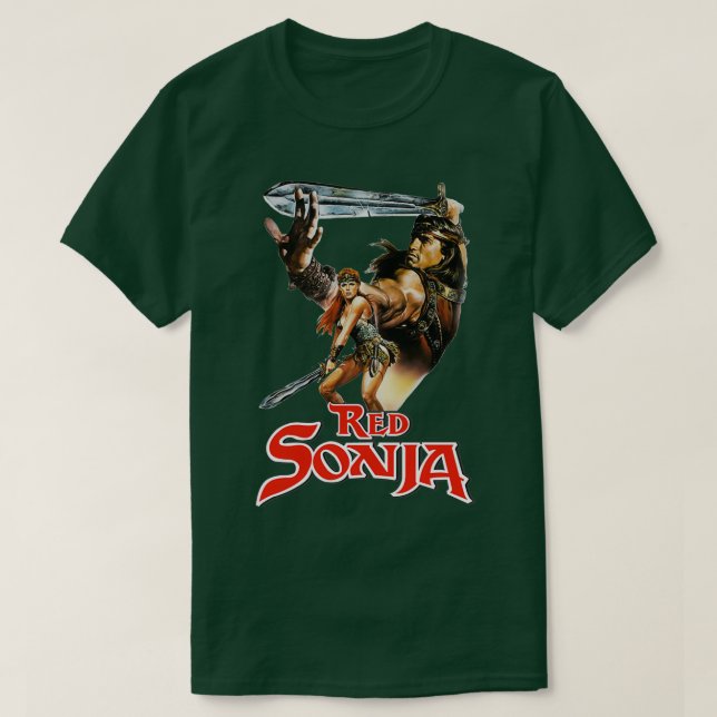 T-shirt Red Sonja Cult Film (Design devant)