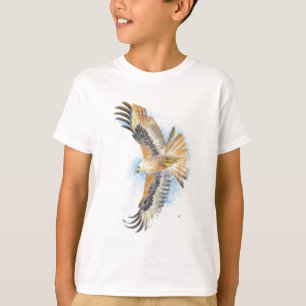 T-shirt Red Tail Hawk Art