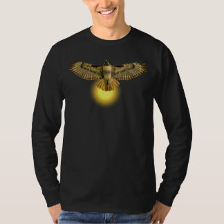 T-shirt Red Tailed Hawk Flying Into the Sun