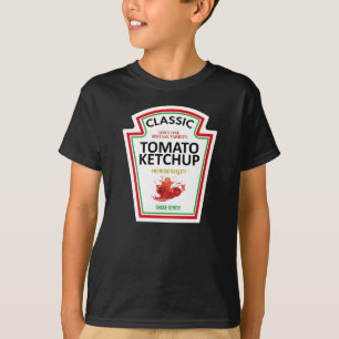 T-shirt Red Team Ketchup Halloween Costume Matching Group