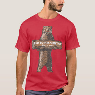 T-shirt Red Top Mountain State Park Georgia Bear Vacation