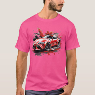 T-shirt Red Toyota Supra Mk4