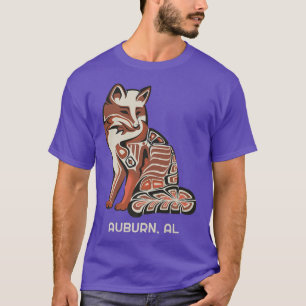 T-shirt Red Tribal Pour Auburn Artisanat Amérindien