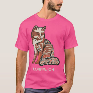 T-shirt Red Tribal Pour Lorain Artiste Amérindien
