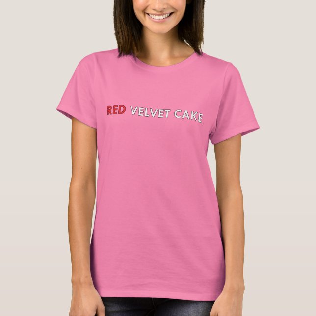 T-shirt Red Velvet Cake (Devant)