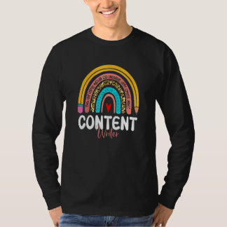 T-shirt Rédacteur de contenu Rainbow News Media Production