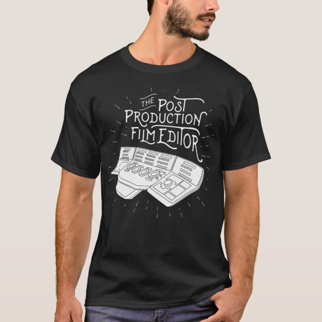T-shirt Rédacteur de film de production de courrier (Devant)