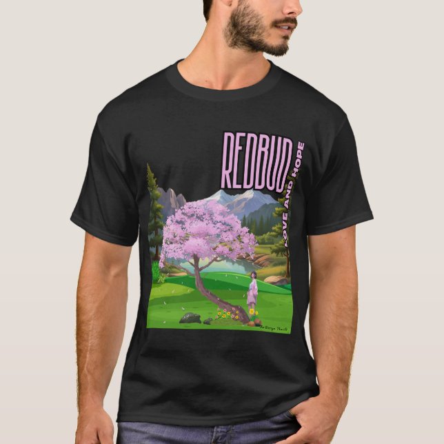 T-shirt Redbud : Amour et Espoir (Devant)
