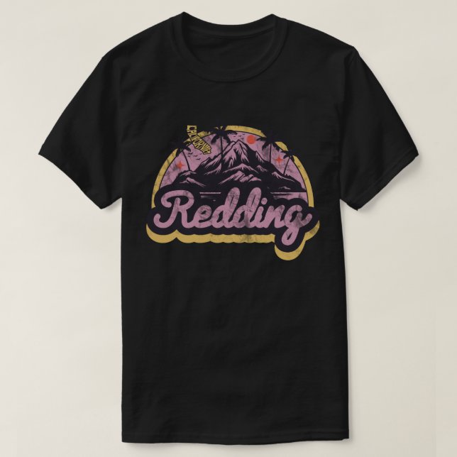 T-Shirt Redding, Californie (Design devant)