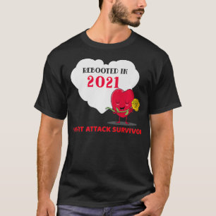 T-shirt Redémarrage en 2021 Cardiologie de survivant d'att