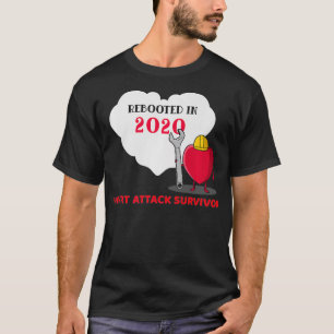 T-shirt Redémarré en 2020 Attaque cardiaque Survivor Idea