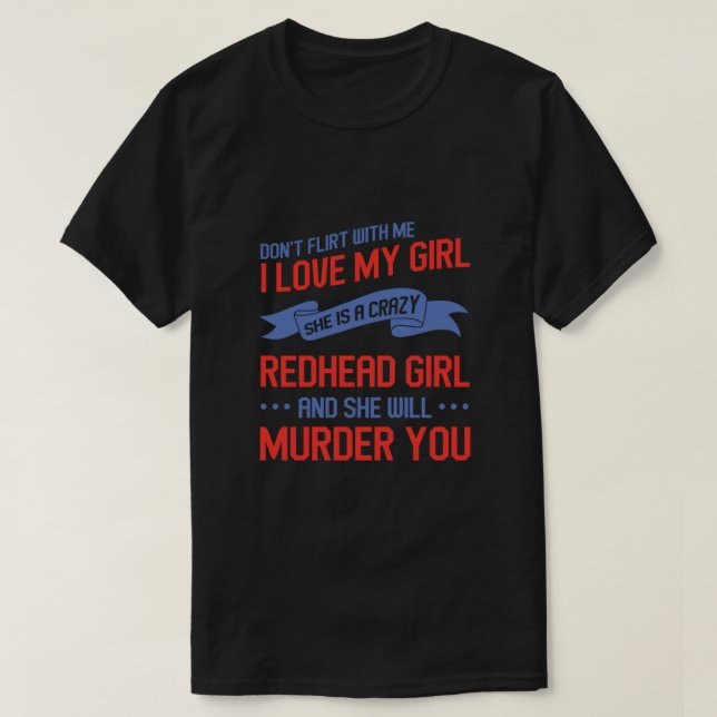 T-shirt Redhead Girami Ginger Red Hair Redheads Cadeau (Design devant)