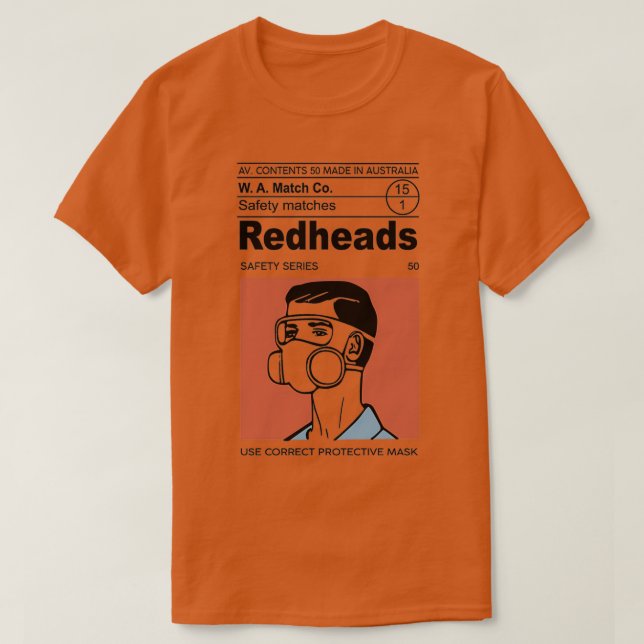T-shirt Redheads 14 (Design devant)