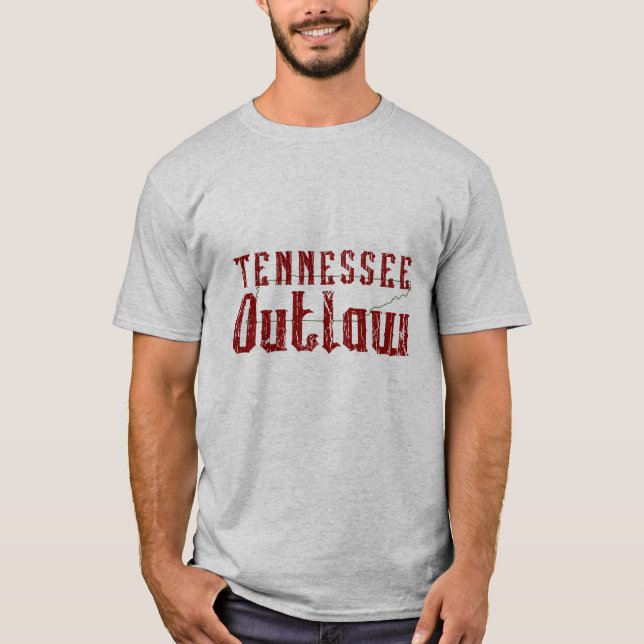 T-shirt Redneck Tennessee Outlaw (Devant)
