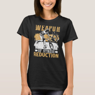 T-shirt Réduction du stress Bicyclette cycliste cavalier C