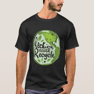 T-shirt Réduire la réutilisation du Jour des terres de rec