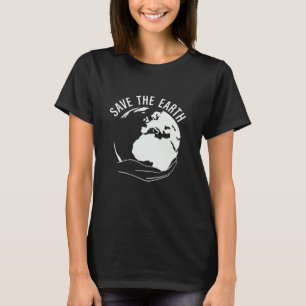 T-shirt Réduire la réutilisation recycler sauver la terre