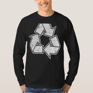 T-shirt Réduire la réutilisation Symbole de recyclage des