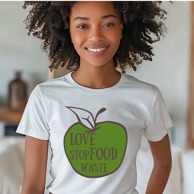 T-shirt Réduire le recyclage des déchets alimentaires écol (Créateur téléchargé)