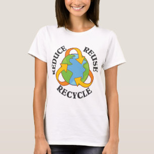 T-shirt Réduisez la réutilisation réutilisent