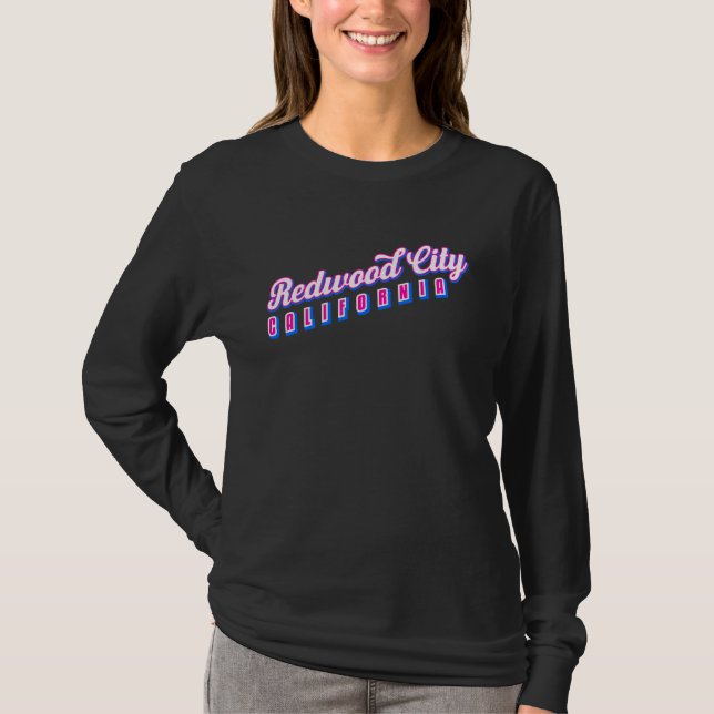 T-shirt Redwood City CA (Devant)