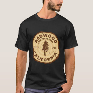T-shirt Redwood National Park California Mountains Redwood