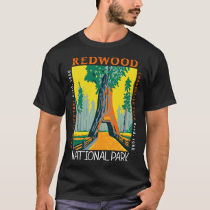 T-shirt Redwood National Park Chandelier Arbre déprimé V