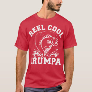 T-shirt Reel cool grumpa pour la pêche grand-père