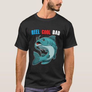 T-shirt Reel Cool Papa Chemise Papa Fête des pères Pêche