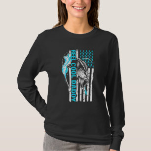 T-shirt Reel Cool Papa Pêche Papa Fête des pères Pêcheur