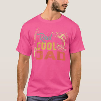 T-shirt Reel Cool Papa Pêcheur Daddy Grandpa Fête des père